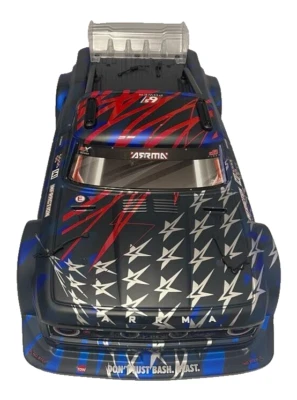 Arrma INFRACTION 6s - Body Shell BLUE painted roll cage Street Bash ARA7615V2 - Image 1 of 4