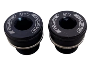 FSA ISIS Drive Crank Bolts M15 Alloy Black For Crankset Bottom Bracket NOS - Picture 1 of 7