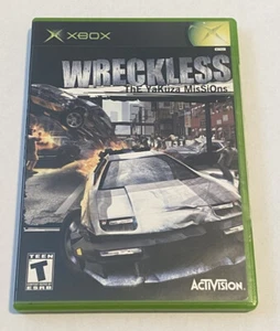 Original Microsoft XBOX Game - Wreckless Yakuza Missions FREE SHIP CIB Mint Disc - Picture 1 of 1
