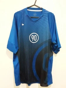 Nike Shirt Jersey 90 Mens Size Large Blue Quick dry Short Sleeve Sports - Bild 1 von 16