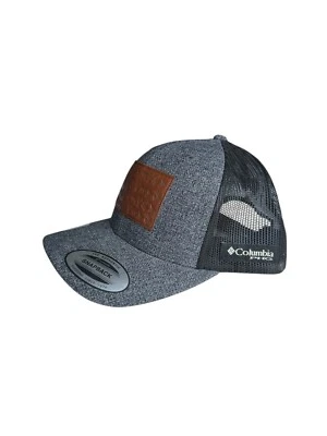 *RARE* Columbia PHG GAME FLAG Trucker Hat Snapback Leather Patch Adjustable Cap - Image 1 of 4