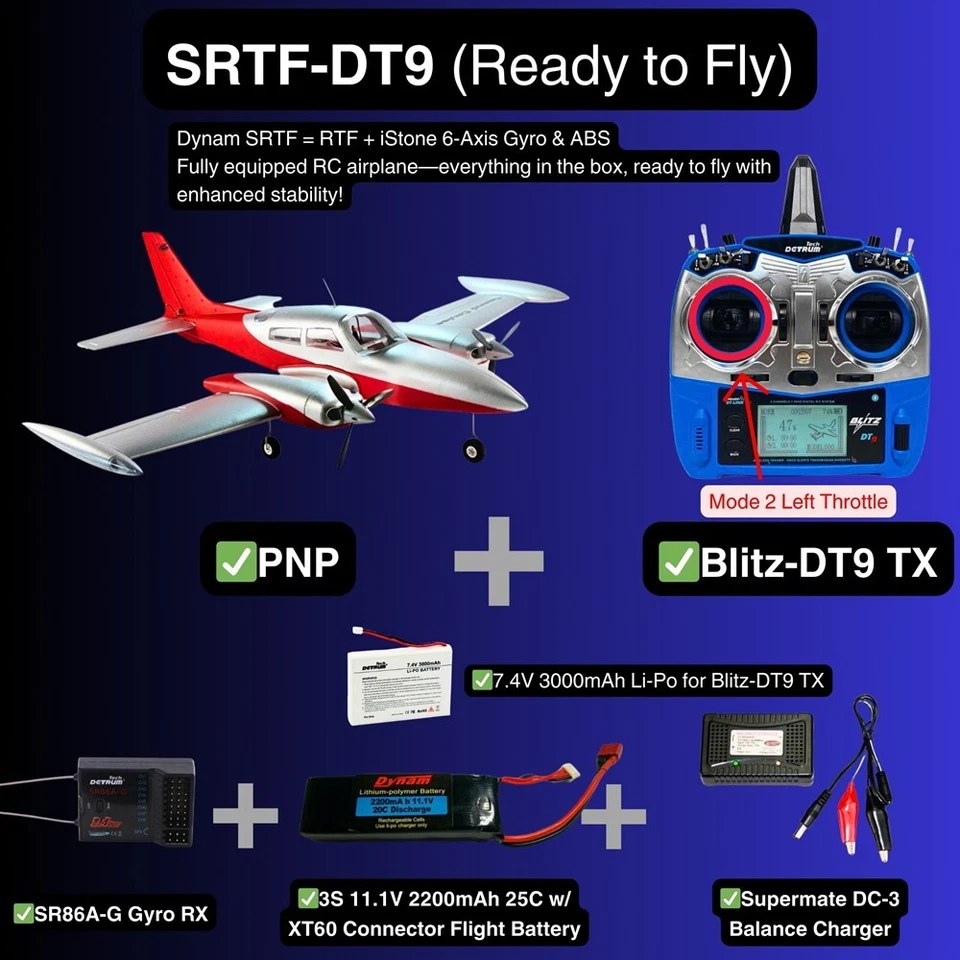 Dynam Cessna 310 Grand Cruiser V2 Red Twin Motor RC Scale Plane 1300mm 51" Wings - Image 1 of 4