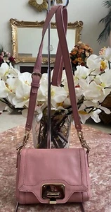 New Cole Haan Marisa Purple Leather Chain Crossbody Bag, $248 - Picture 1 of 8