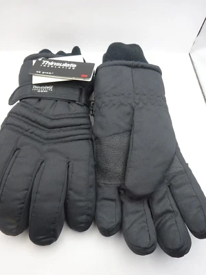 DSL Thinsulate Ski Gloves. Size M. Black. BNWT - Image 1 of 4