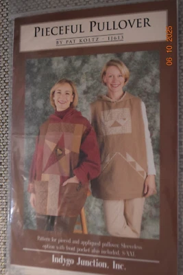 Indygo Junction Pieceful Pullover Sz S-XXL Uncut - Image 1 of 2