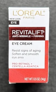 🧴 L'Oreal Revitalift Eye Cream 0.5oz – Anti-Wrinkle + Firming – NEW Sealed 🧴 - Picture 1 of 5