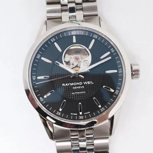 Nuevo reloj de vestir Raymond Weil 2710-ST-20021 Freelancer 43 mm automático de acero para hombre - Imagen 1 de 12