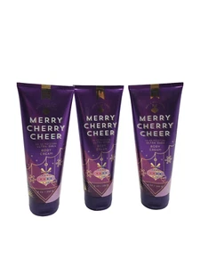 Bath & Body Works Merry Cherry Cheer 24 Hr Ultra Shea Body Cream (Set of 3) - Picture 1 of 2