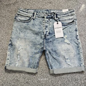 Solide Herren Jeansshorts Distressed Größe XL weiches Tragegefühl Stretch The Denim Journey  - Bild 1 von 19
