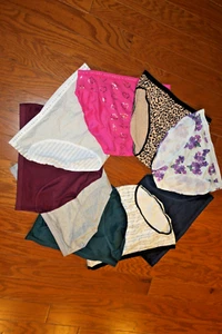 XL ❤️ MIX LOTTO 5 VS COTONE ❤️ VICTORIA'S SECRET ❤️ MUTANDINE SLIP GAMBA ALTA LOGO - Foto 1 di 4