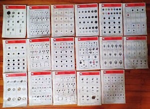 17 Sheets of Salesman Samples Eberle S. A. Divisao de Componentes Metalicos