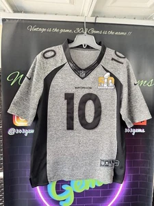 Denver Broncos #10 Emmanuel Sanders NFL Football Jersey W/ Super Bowl 50 Patch - Picture 1 of 5