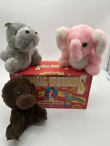 Vtg Dankin Plush Crocker Bank Promo Barnum's Crocker Animals Box - Picture 1 of 24