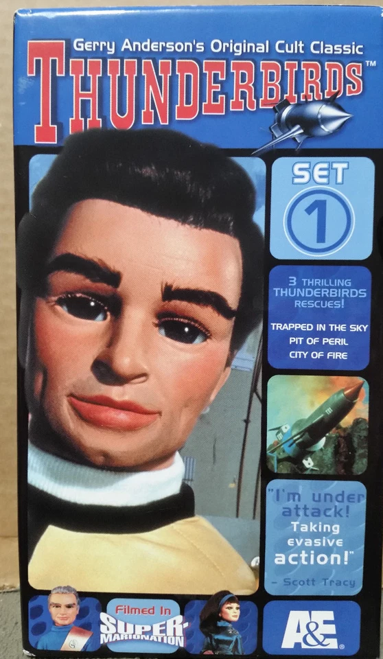 Thunderbirds Set 1-3 VHS set-Original Cult Classic-animated-sci-fi - Image 1 of 4