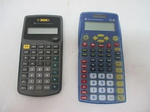 Lote de 2 estuches de plástico TI-15 y TI-30XA para calculadoras de Texas Instruments - Imagen 1 de 11