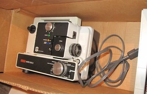 Eumig Mark 610 D Dual 8mm Projector w/ Reel & Power Cord, manual & reel. - Picture 1 of 1