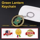 Green Lantern DC Comics Keychain Antique Brass Metal Keyring Cosplay Ships Free