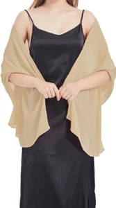 Ciormis 100% Cotton Beige Scarf & Shawl Wraps Scarves Lightweight for Women - Picture 1 of 16