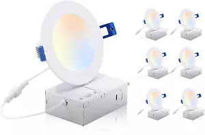 4 Inch 3000K/4000K/5000K Three Color Temperature Selectable, Dimmable 10W CRI 90 - Picture 1 of 6