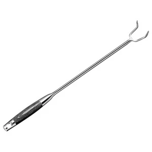Stainless Steel Meat Hook Barbecue Rack Cooking Flipper Bbq Food - Picture 1 of 12