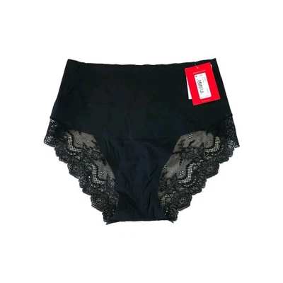 Calcinha Spanx Undie-Tectable pequena muito preta renda atrevida segunda pele SP0415 nova com etiquetas  - Imagem 1 de 4