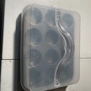 Carry Around Cupcake / Muffin Pan With Lid 12 Hole - Picture 1 of 4