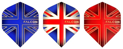 FALCON DARTS™ Strong Union Jack GT Dart flights Standard Shape 10 set Pack - image 1 of 4