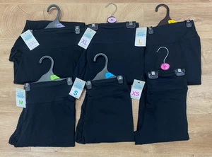Primark Ladies Womens Grils High Waist Leggings Black Cotton 2XS/XS/S/M/L/XL 6-2 - Picture 1 of 13