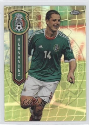 2014 Topps Chrome MLS Мексиканская Национальная Команда Рефрактор Хавьер Эрнандес #MEXN-JH - Изображение 1 из 2