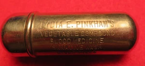 Vintage Lydia Pinkham's Vegetable Blood Medicine Advertising Metal Sewing Kit - Picture 1 of 20