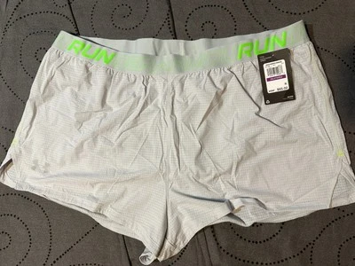 UNDER ARMOUR SUPER LIGHT RUNNING #014 GRIS ELECT. PANTALONES CORTOS VERDES TALLA 2XL HOMBRE $65 Foto 1 de 3