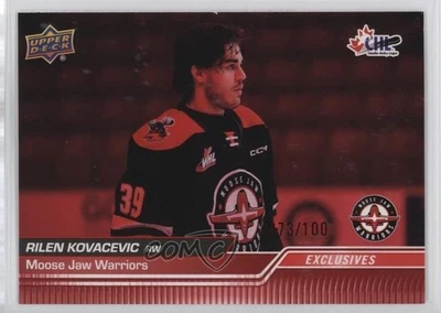 2023-24 Upper Deck CHL Exclusives /100 Rilen Kovacevic #21 - Image 1 of 2