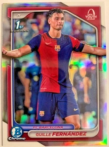 Guille Fernández - FC BARCELONA - 2024-25 Topps Cromo UEFA Clubes Competiciones - Imagen 1 de 3