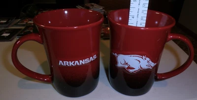1 Brand New 15 Oz Sculpted Mug - University of Arkansas Razorback Coffee Cup - Image 1 of 3