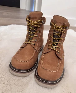 RIDGECUT YWF-2204 Women's Contractor Moc-Toe Boot Size 9 Brown - Picture 1 of 13