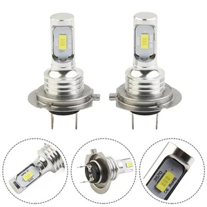 High/low Beam LED Bulbs LED Headlight Car Lights 6000K Clear White H7 New - Picture 1 of 12