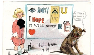 1906 Comic Postcard - Buster Brown by R.T Outcault. Undivded Back. - Picture 1 of 1