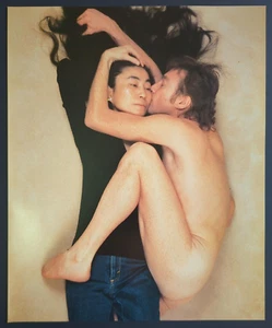 John Lennon Yoko Ono Love and Peace Art Music Vintage Photo Bookplate Print 32 - Picture 1 of 3
