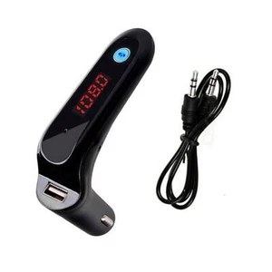 Portable Car Bluetooth FM Transmitter Radio Handsfree MP3 Player/USB Charger N - Picture 1 of 4