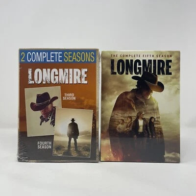 Longmire - Season 3 4 5 (DVD, 2016) 3-5 - Robert Taylor - Brand New Sealed - Image 1 of 4