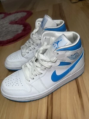 Size 7.5 - Air Jordan 1 Mid UNC W - Image 1 of 4