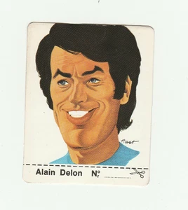Alain Delon autocollant concours 1974 TBE - Imagen 1 de 2