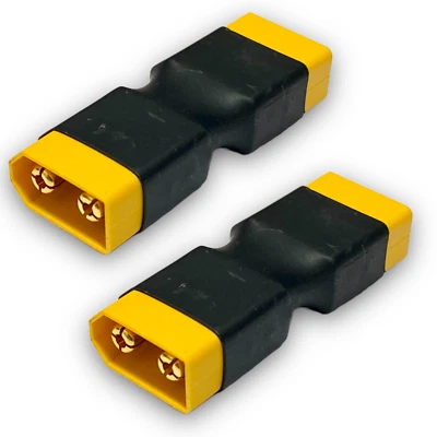 ✅ 2x Stück Adapter XT60 Male auf Male Lipo Akku Battery Hochstrom Goldstecker RC - Bild 1 von 4