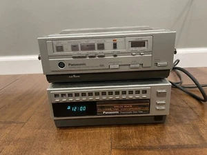 Vintage 1984 Panasonic Omnivision VHS VCR PV-5000 & Tuner PV-A500 - Untested - Picture 1 of 7