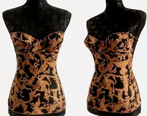 ❤️ VERSACE STARFISH BUSTIER TOP INTIMATE,VINTAGE,size M,ONE ONLY IN EBAY! - Picture 1 of 12