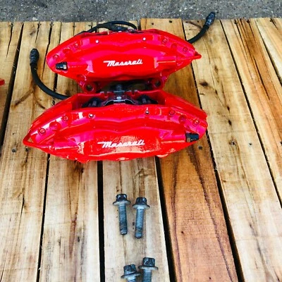 14 - 2019 Maserati Ghibli M157 Quattroporte M139 Brembo Rear Brake Calipers OEM - Image 1 of 4