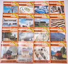 16x Eisenbahn Modellbahn Magazin - 1985-1987 Zeitschriften Konvolut Hefte 80er