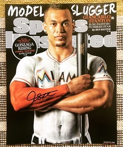 Giancarlo Stanton Signed Autograph 11x14 Sports Illustrated Photograph MLB - Picture 1 of 1