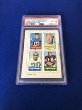 1969 Topps Four In One John Unitas Josephson Renfro Cox PSA 4  Newly Graded