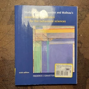 Essentials of Statistics for the Behavioral Sciences Sixth Edition Textbook Look - Picture 1 of 5